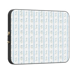 Cottage Stripe | Blue Floral Laptop Case