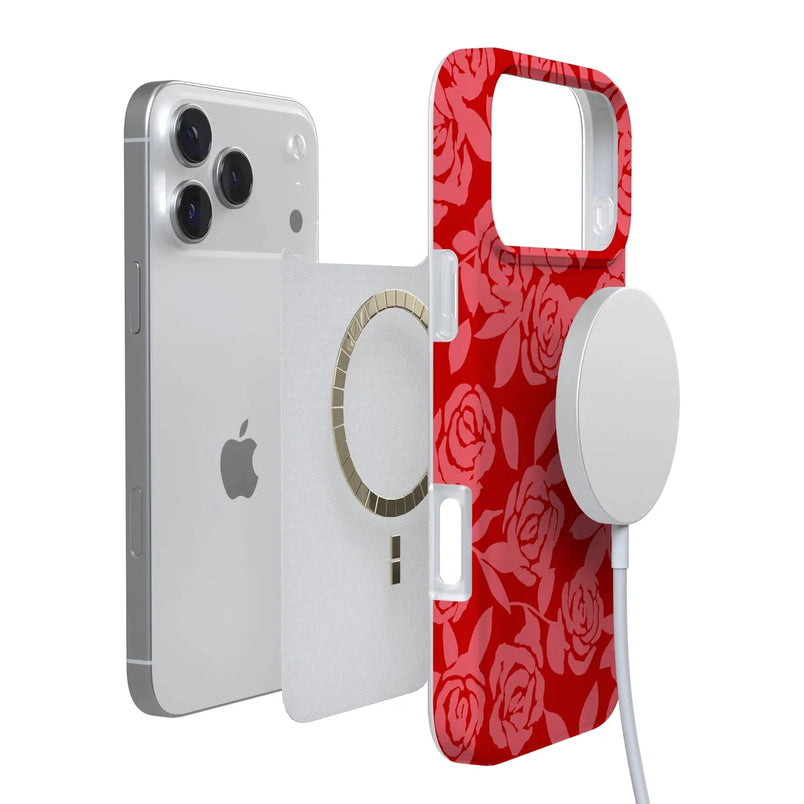 Final Rose | Red & Pink Floral Case
