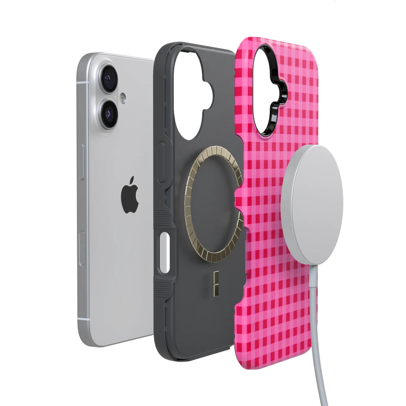 Sweet Jam | Hot Pink Gingham Case