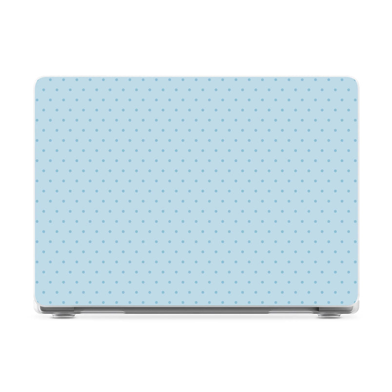 On the Dot | Blue Monochrome Polka Dot Laptop Shell - 16" MacBook Pro