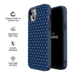On the Dot | Navy Polka Dot Case
