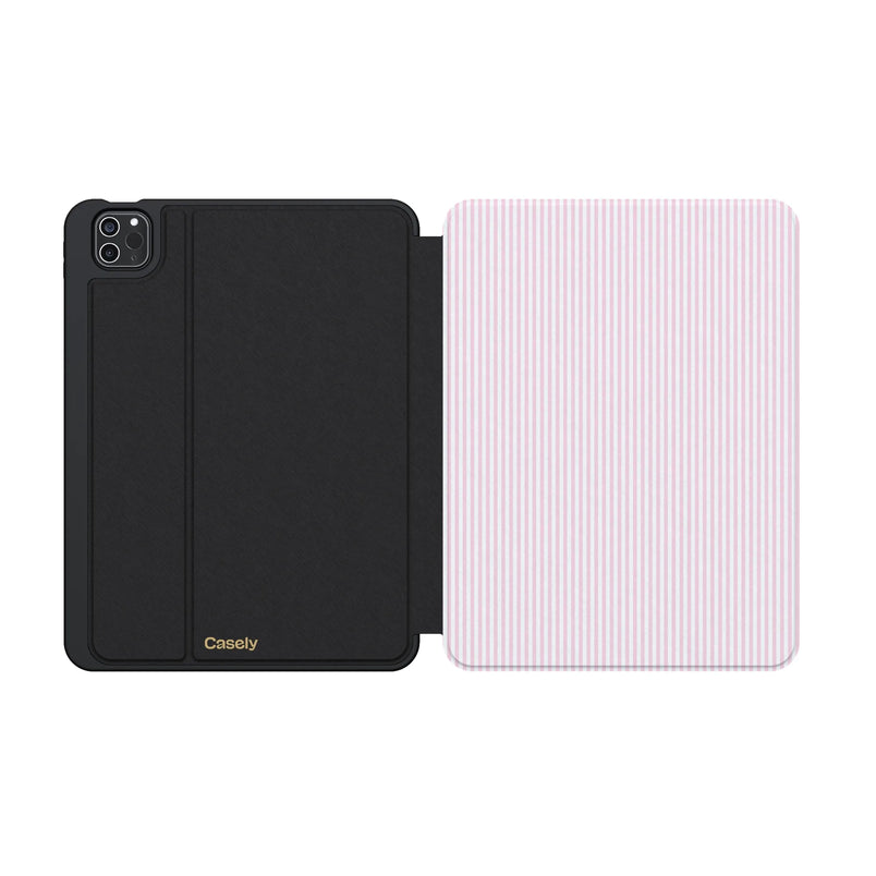 Stripes and the City | Light Pink Pinstripe iPad Case