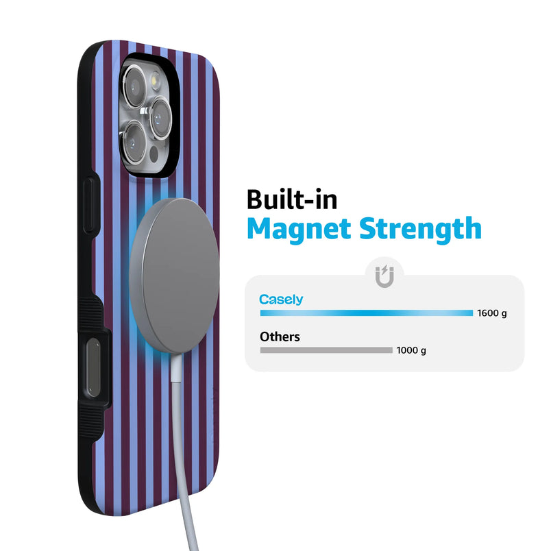 Perfect Stripes | Purple & Blue Stripes Case