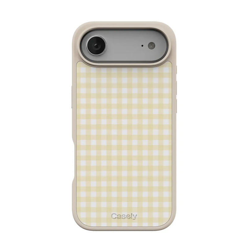 Pastel Picnic | Yellow Gingham Case