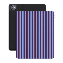 Perfect Stripes | Purple & Blue Stripes iPad Case - iPad Pro 13