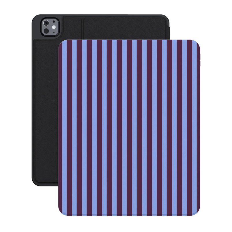 Perfect Stripes | Purple & Blue Stripes iPad Case - iPad Pro 13" (M4, 2024)