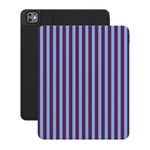 Perfect Stripes | Purple & Blue Stripes iPad Case - iPad Pro 13" (M4, 2024)
