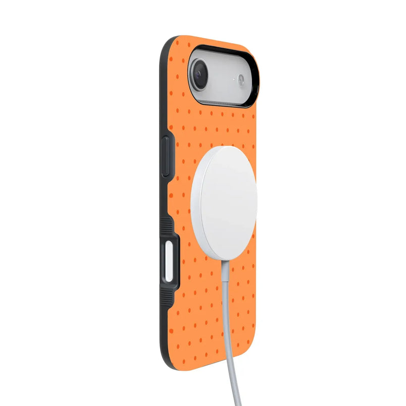 On the Dot | Orange Polka Dot Case