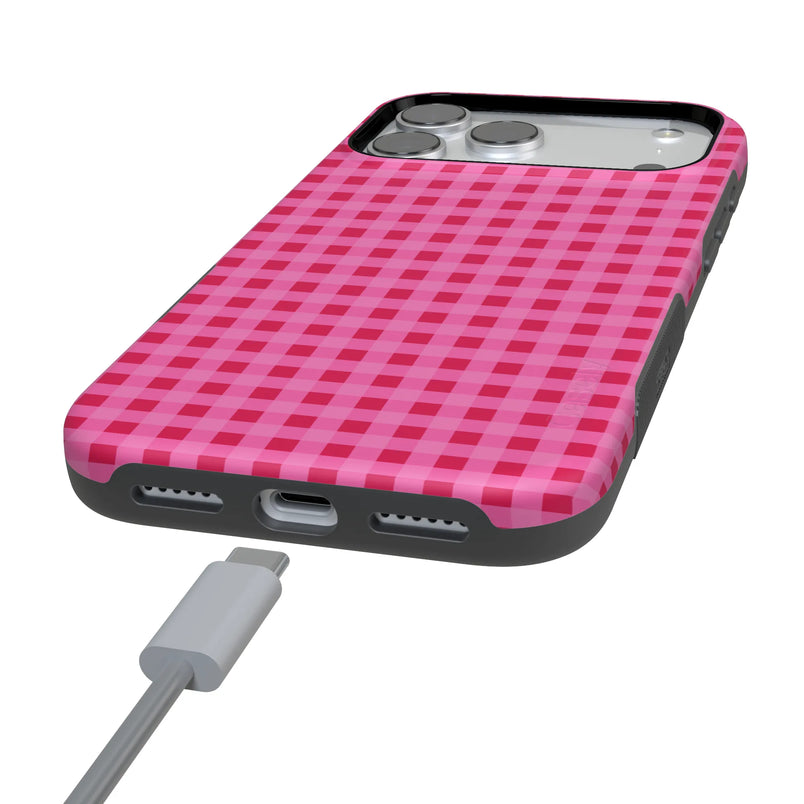 Sweet Jam | Hot Pink Gingham Case