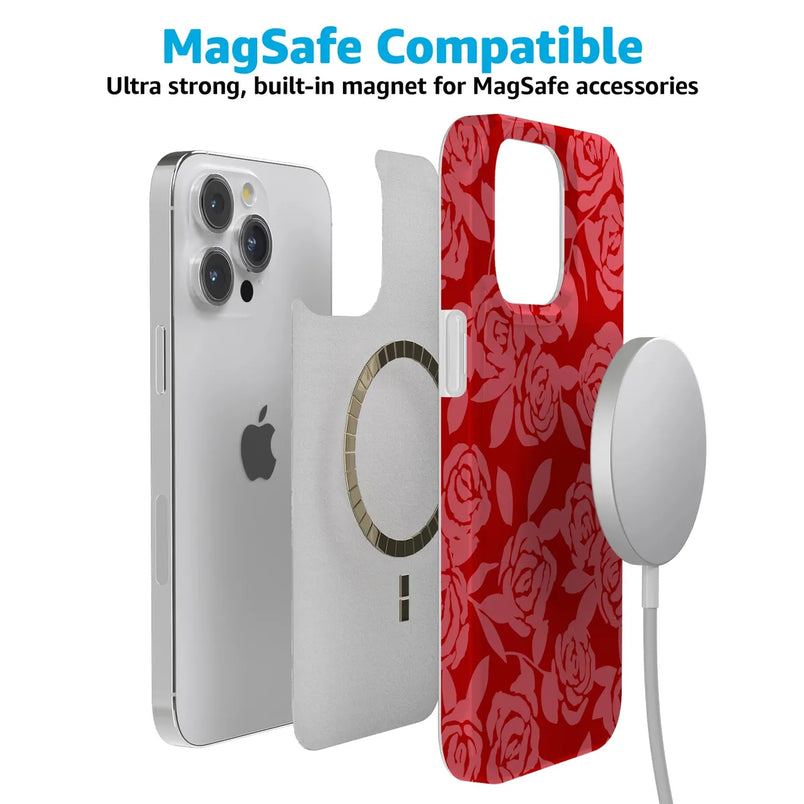 Final Rose | Red & Pink Floral Case