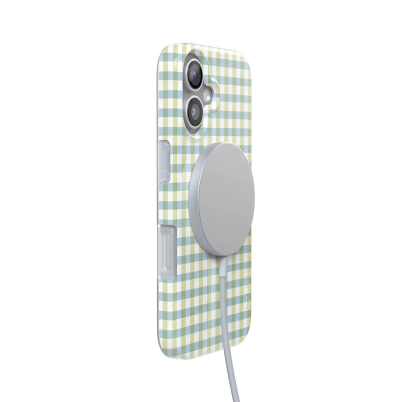 Pastel Picnic | Blue & Green Gingham Case