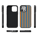 Go New York | Blue & Orange Stripes Case