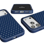 On the Dot | Navy Polka Dot Case