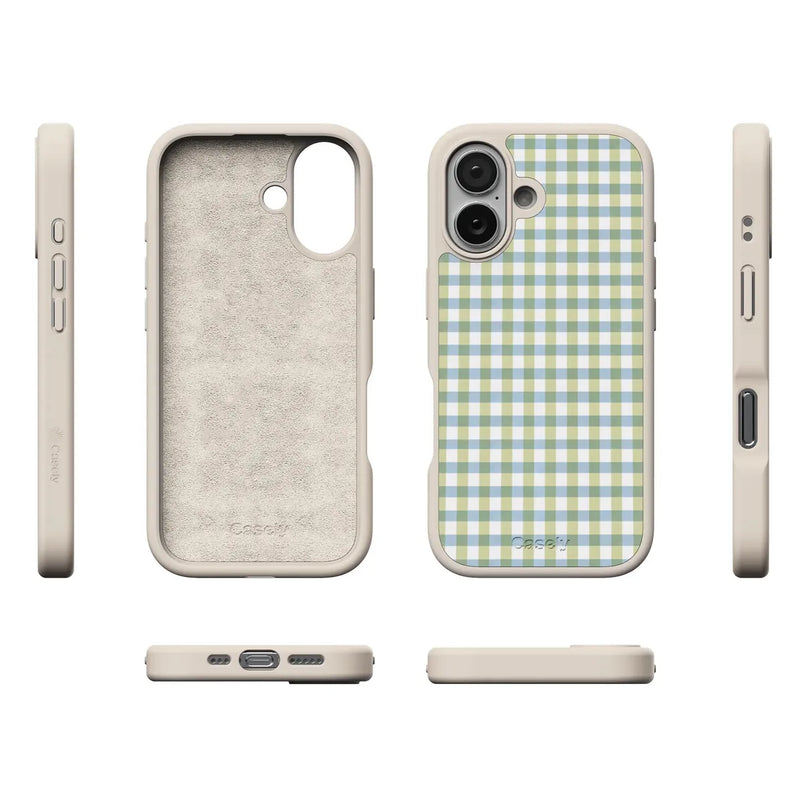 Pastel Picnic | Blue & Green Gingham Case