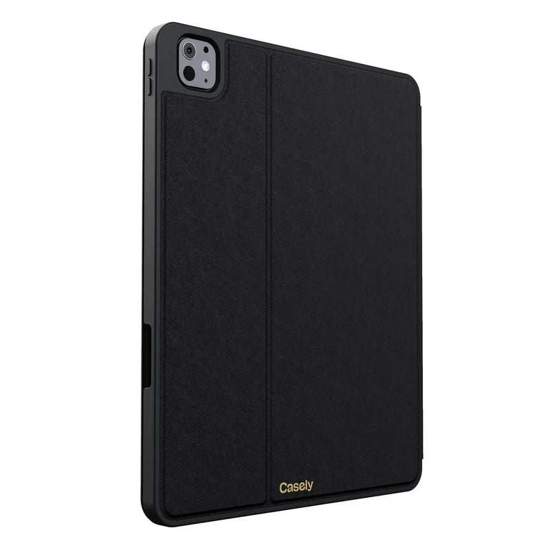 On the Dot | Black Polka Dot iPad Case