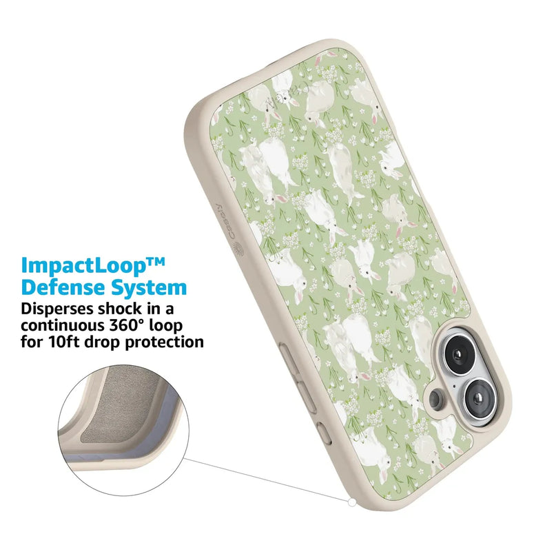 Hop to it | Green Bunny Case