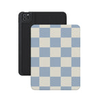 Fit Check | Light Blue Checkerboard iPad Case