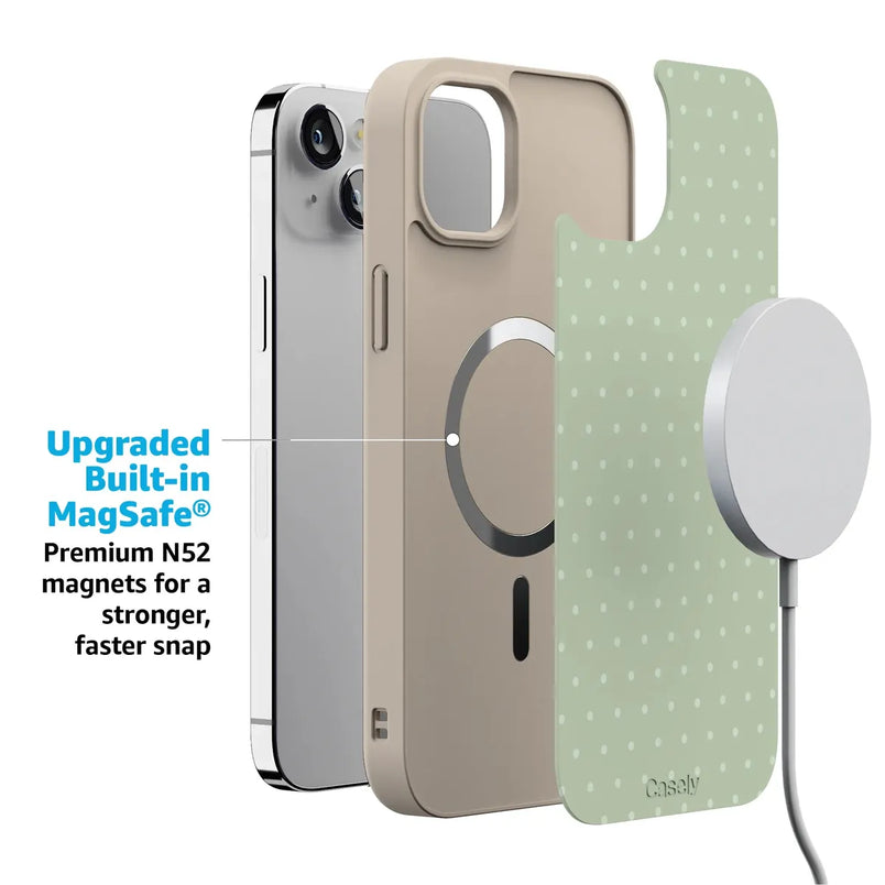 On the Dot | Green Polka Dot Case