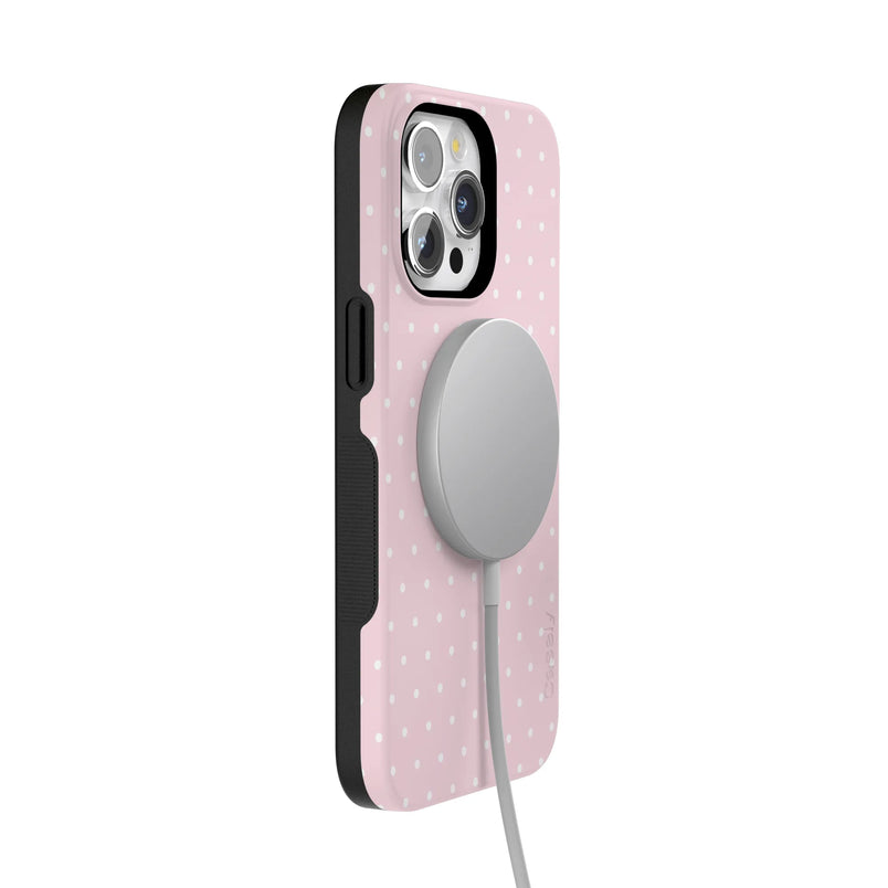 On the Dot | Pink & White Polka Dot Case