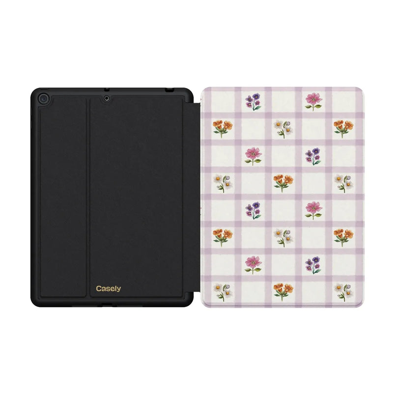 Meadow Check | Floral Gingham iPad Case