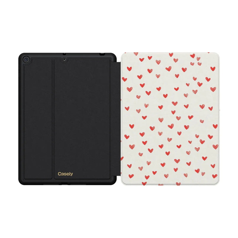 Love Letters | Doodle Hearts iPad Case