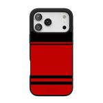 Storm Warning | Black & Red Stripes Case