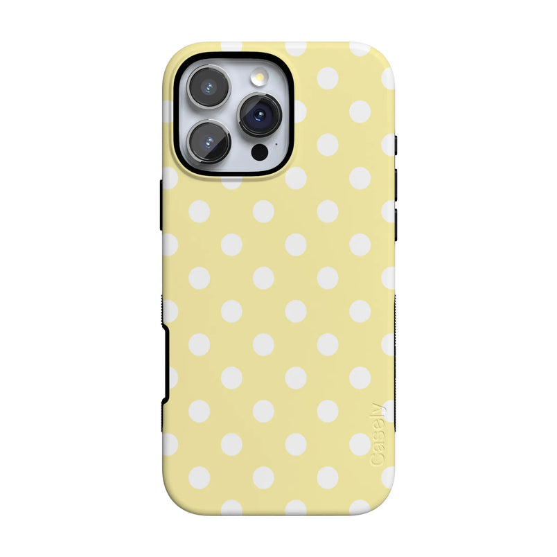 Spotted in SoHo | Yellow Polka Dot Case - iPhone 16 Pro