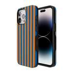 Go New York | Blue & Orange Stripes Case