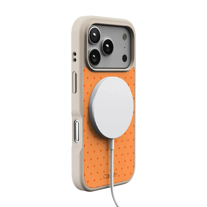 On the Dot | Orange Polka Dot Case