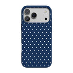 On the Dot | Navy Polka Dot Case