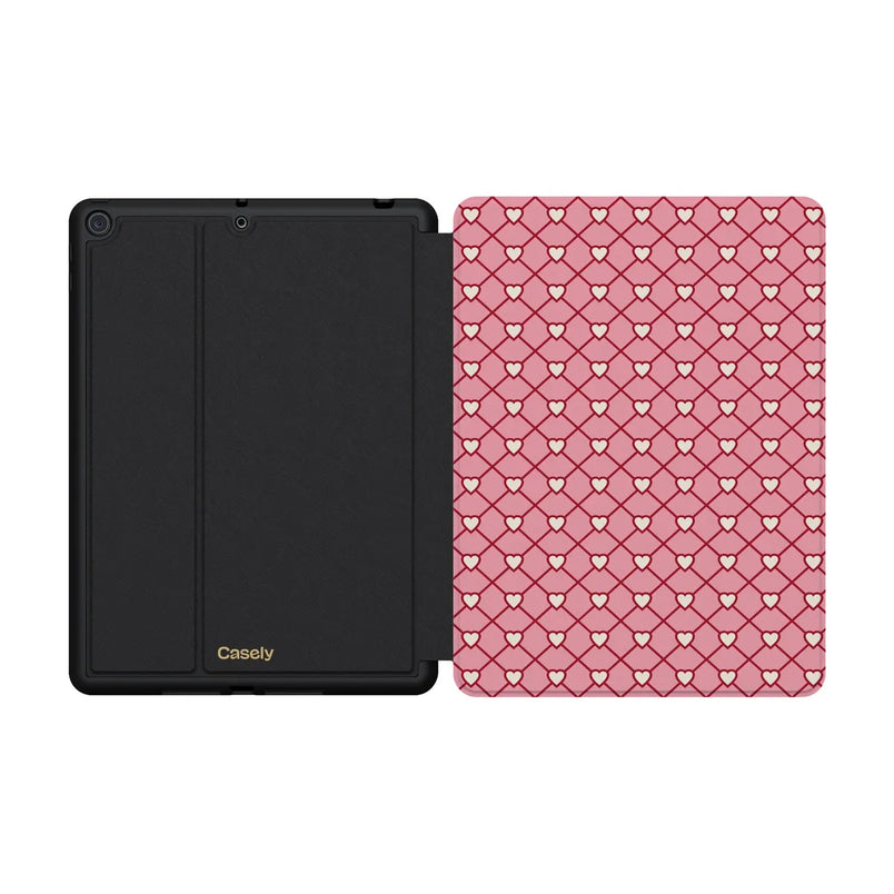 Love Locks | Pink Hearts iPad Case
