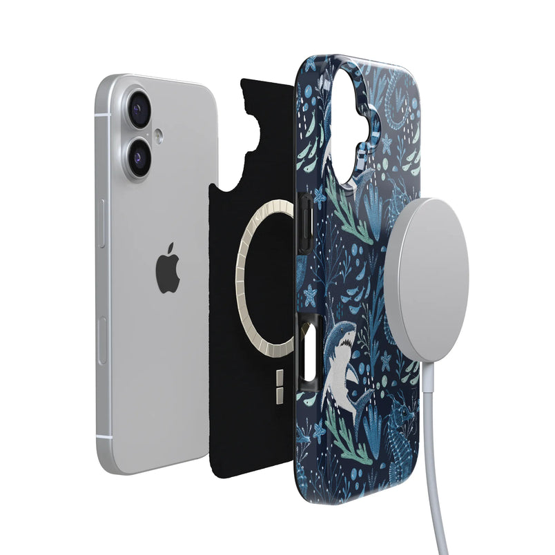 Midnight Reef | Shark Print Case