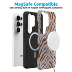 Untamed | Brown & Blue Zebra Case