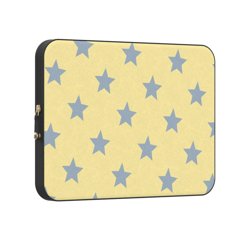 Shine Bright | Butter Yellow Stars Laptop Case