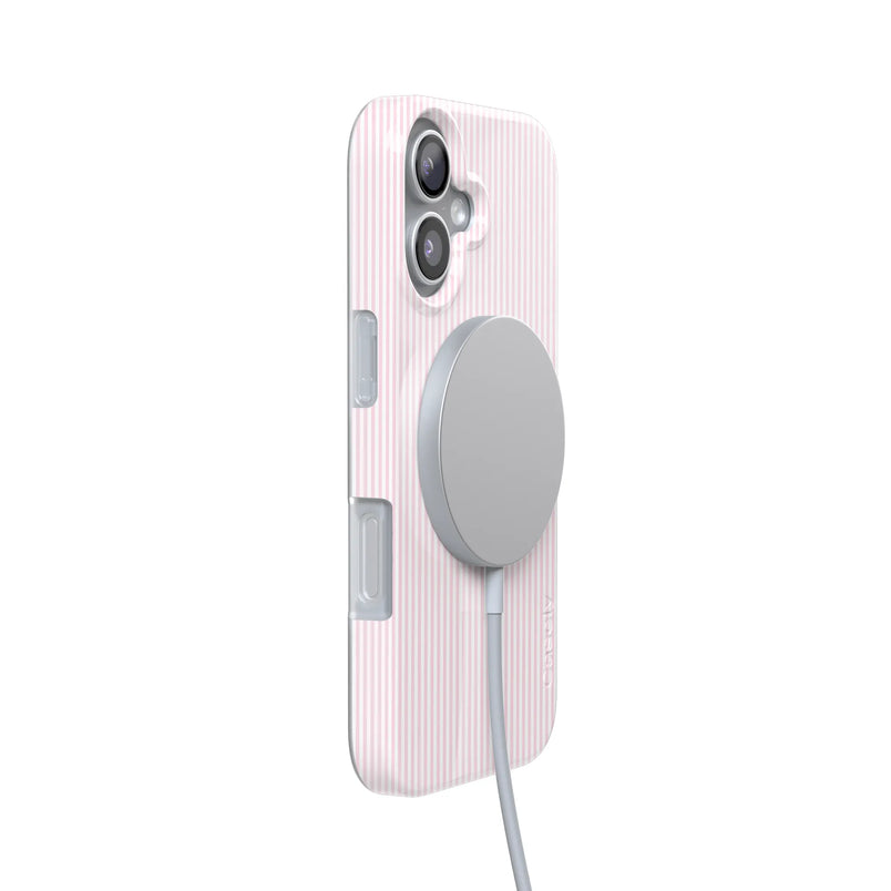 Stripes and the City | Light Pink Pinstripe Case