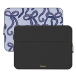 Love Me Knot | Blue Bow Laptop Case