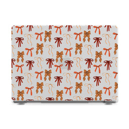 Fall Girlie | Pumpkin Spice Bows Laptop Shell - 16