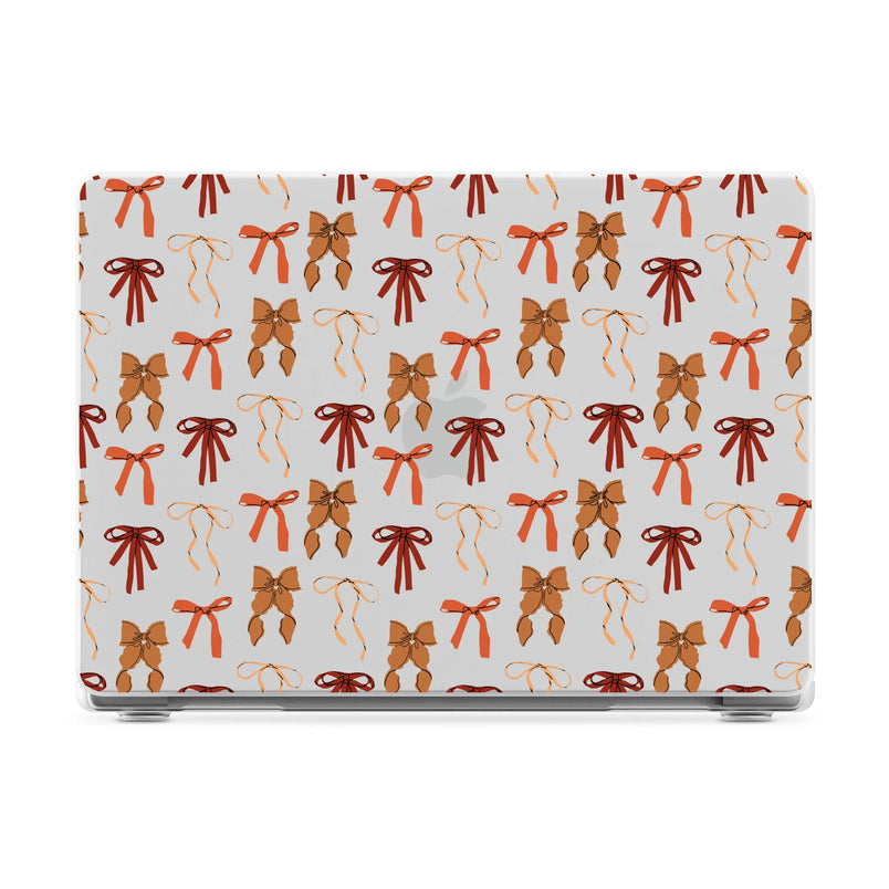 Fall Girlie | Pumpkin Spice Bows Laptop Shell - 16" MacBook Pro