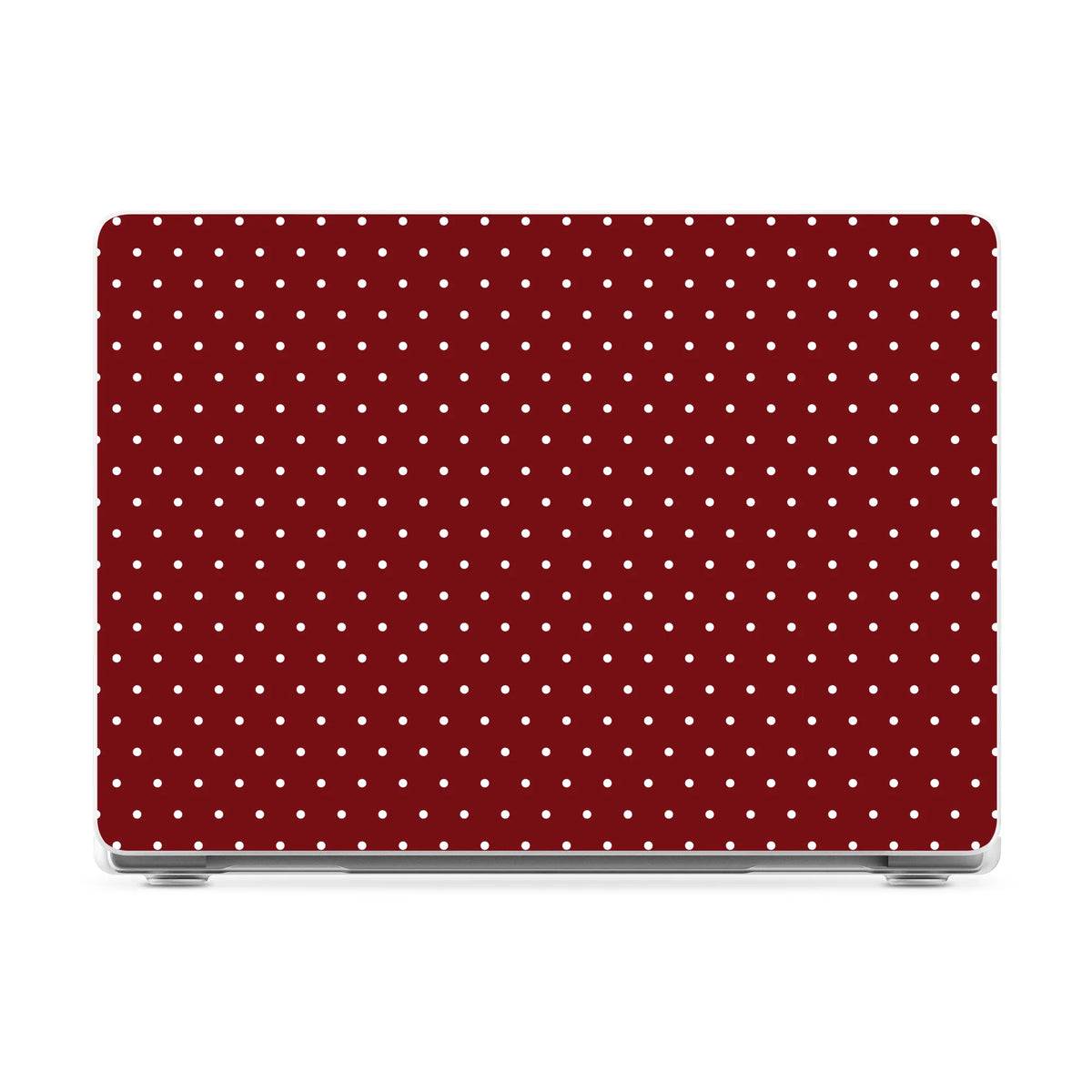 On the Dot Maroon Polka Dot Laptop Shell