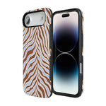 Untamed | Brown & Blue Zebra Case
