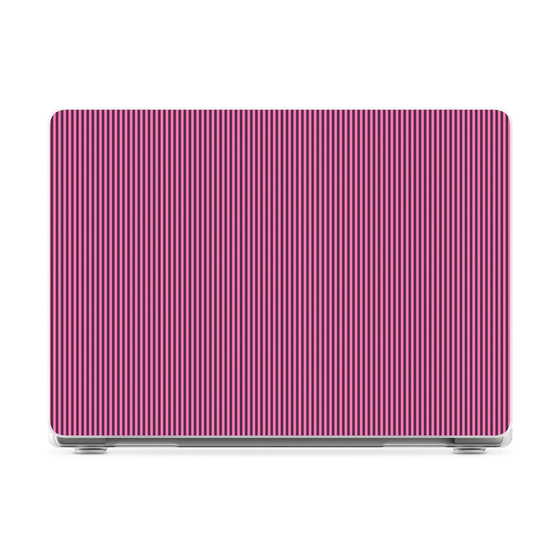Stripes and the City | Pink & Purple Pinstripe Laptop Shell - 13" MacBook Neo