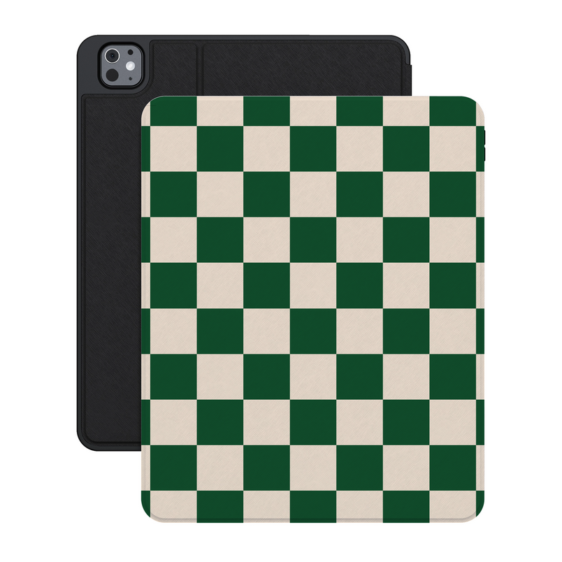 Fit Check | Green Checkerboard iPad Case