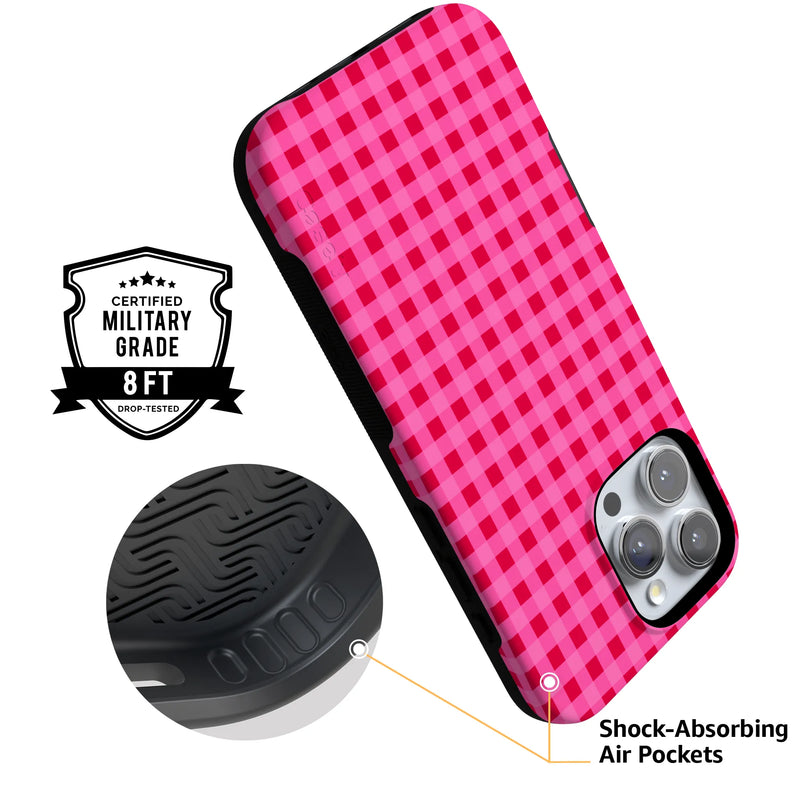 Sweet Jam | Hot Pink Gingham Case