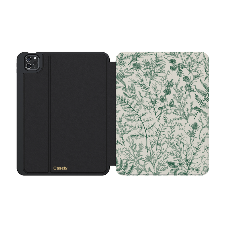 Sage Garden | Green Floral iPad Case