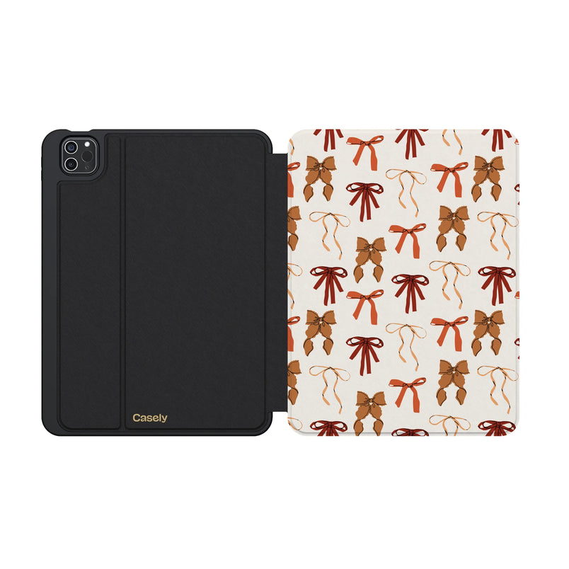 Fall Girlie | Pumpkin Spice Bows iPad Case