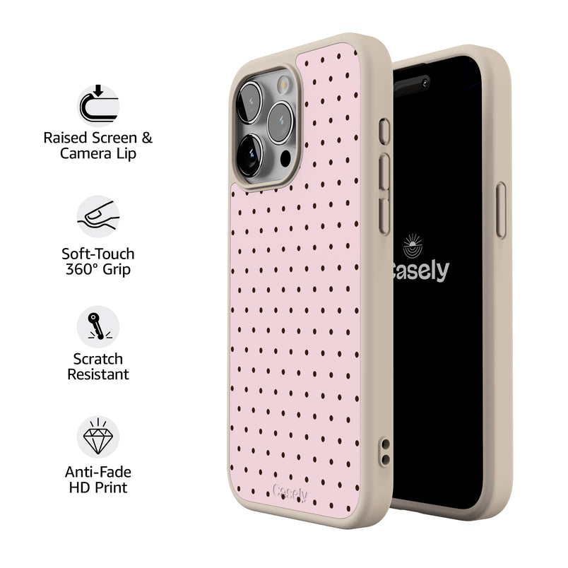 On the Dot | Pink Polka Dot Case