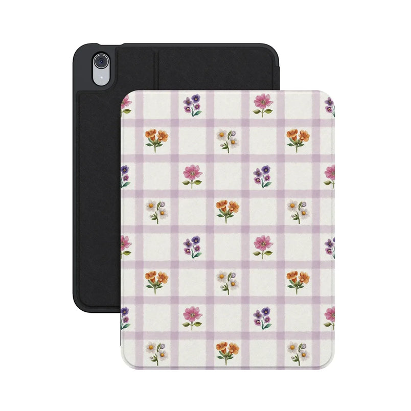 Meadow Check | Floral Gingham iPad Case