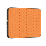 On the Dot | Orange Polka Dot Laptop Case