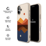 Opposites Attract | Day & Night Colorblock Mountains Case