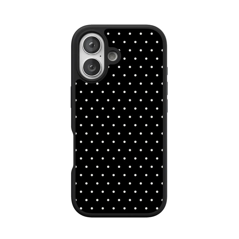 On the Dot | Black Polka Dot Case